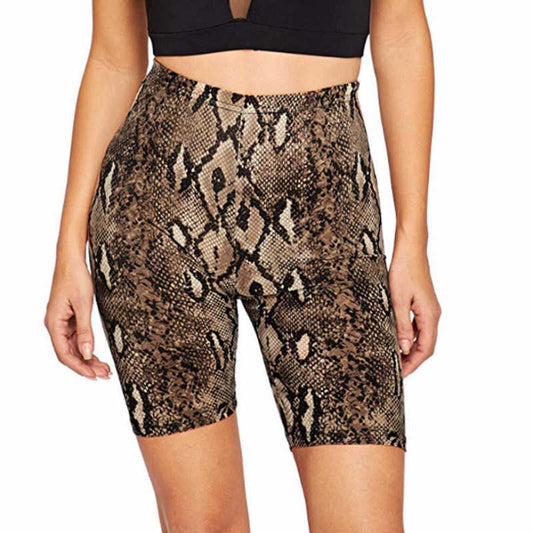 Leopard print base yoga pants