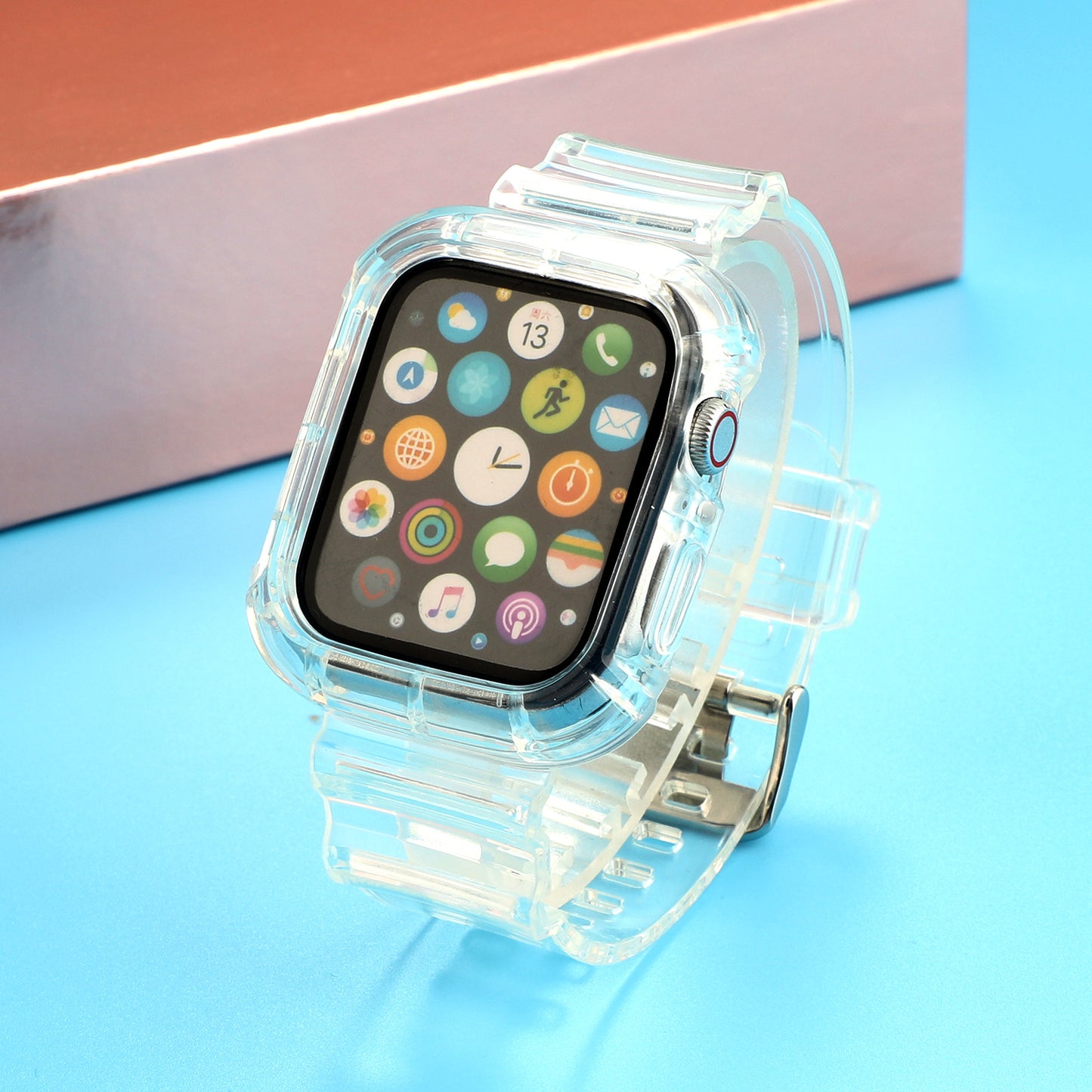 Transparent anti-drop watch strap