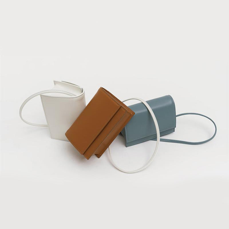 Wild solid color small square bag