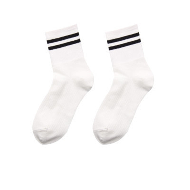 Student Socks All-Match Rainbow Breathable Stockings