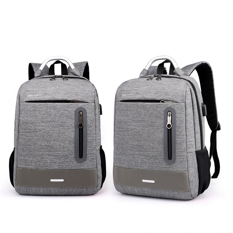 Oxford stof USB-opladende skulder-PC-taske