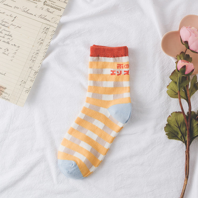 Japanese socks children autumn and winter