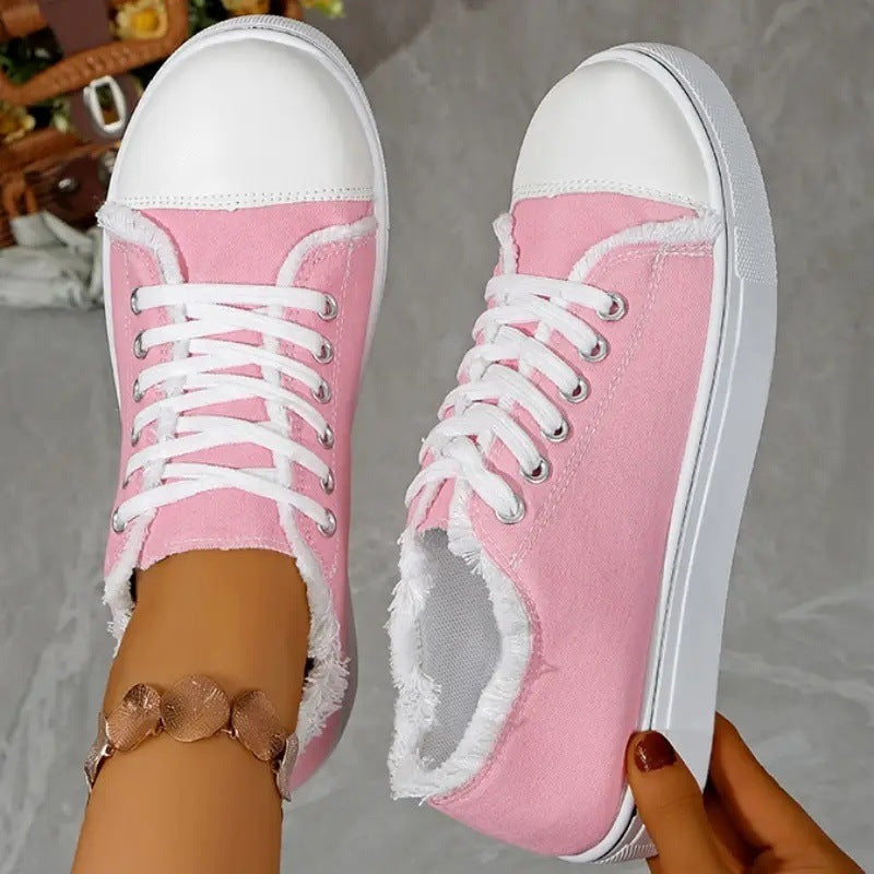 Lightweight Canvas Shoes For Women In Larger Sizes