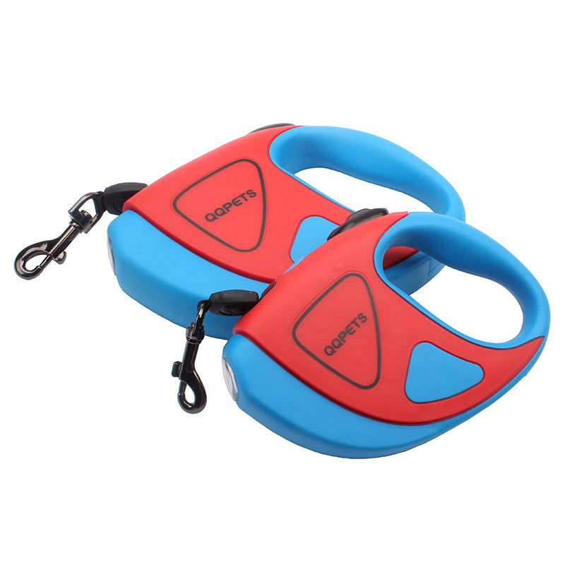 A new type of retractable traction rope for walking dog tractor with light