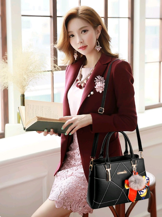 Ladies bag new women's bag simple fashion handbag trend single shoulder Messenger bag