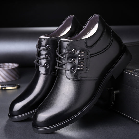 Men's high-top shoes lace up cotton shoes