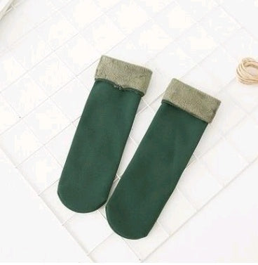 Plus velvet thick snow day warm floor socks autumn and winter in the tube home socks men socks couple socks