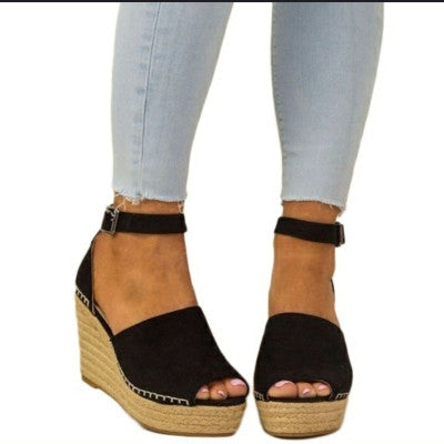 Straw hemp rope fisherman sandals