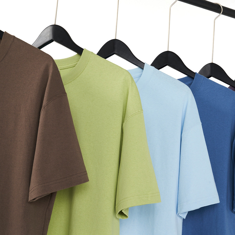 Solid Color BASIC Oversize Cotton T-shirt