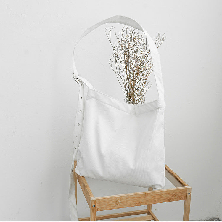Corduroy canvas bag