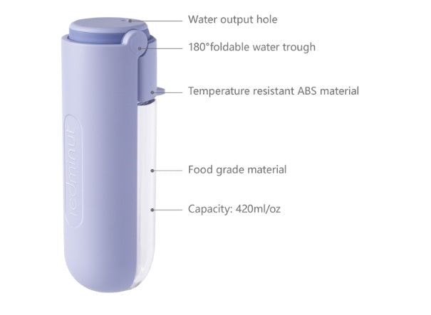 Pet accompanying water cup