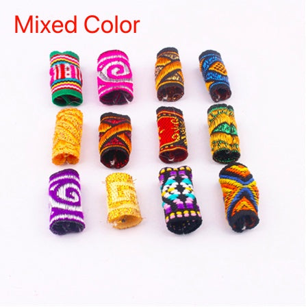 10 Pcs / Lot colorful mix fabric hair braid