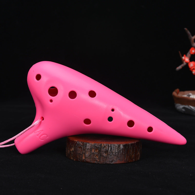 Twelve hole resin ocarina