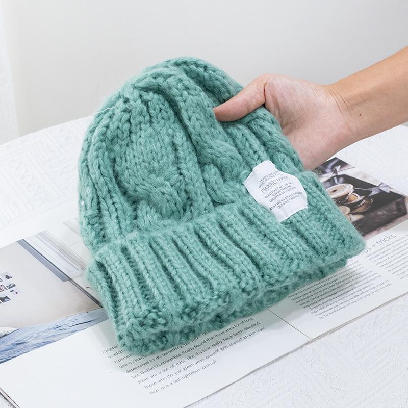 Women's Fashion Casual Solid Color Woolen Hat
