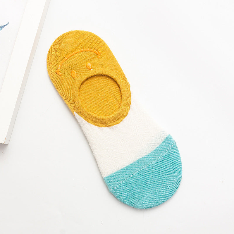 Silicone Non-slip Smiley Socks