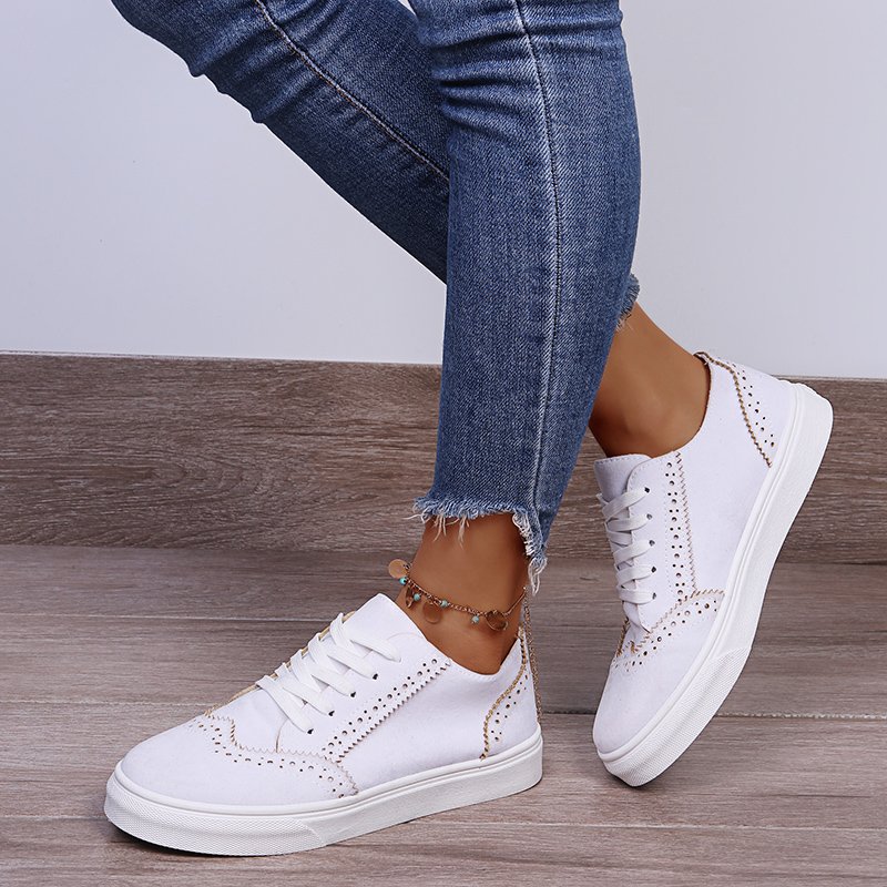 Comfortable Casual Women's Round Toe Flat Solid Color Single Shoes