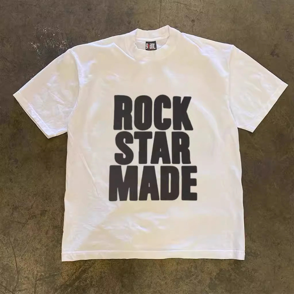 Amerikansk Retro Løs Casual Top