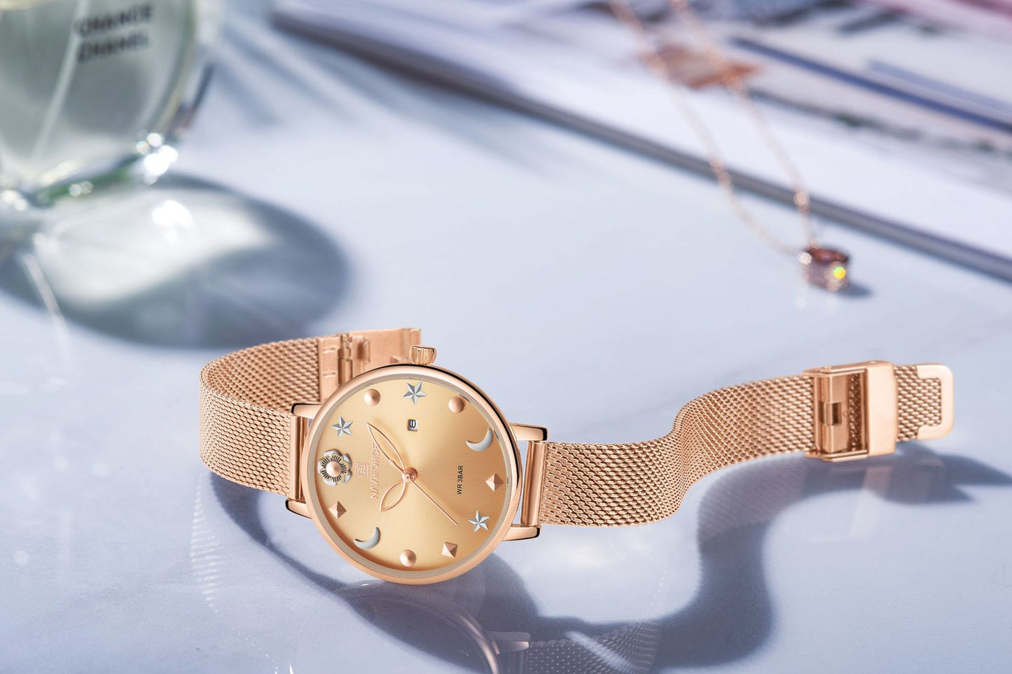 Fashion starry sky ladies watch