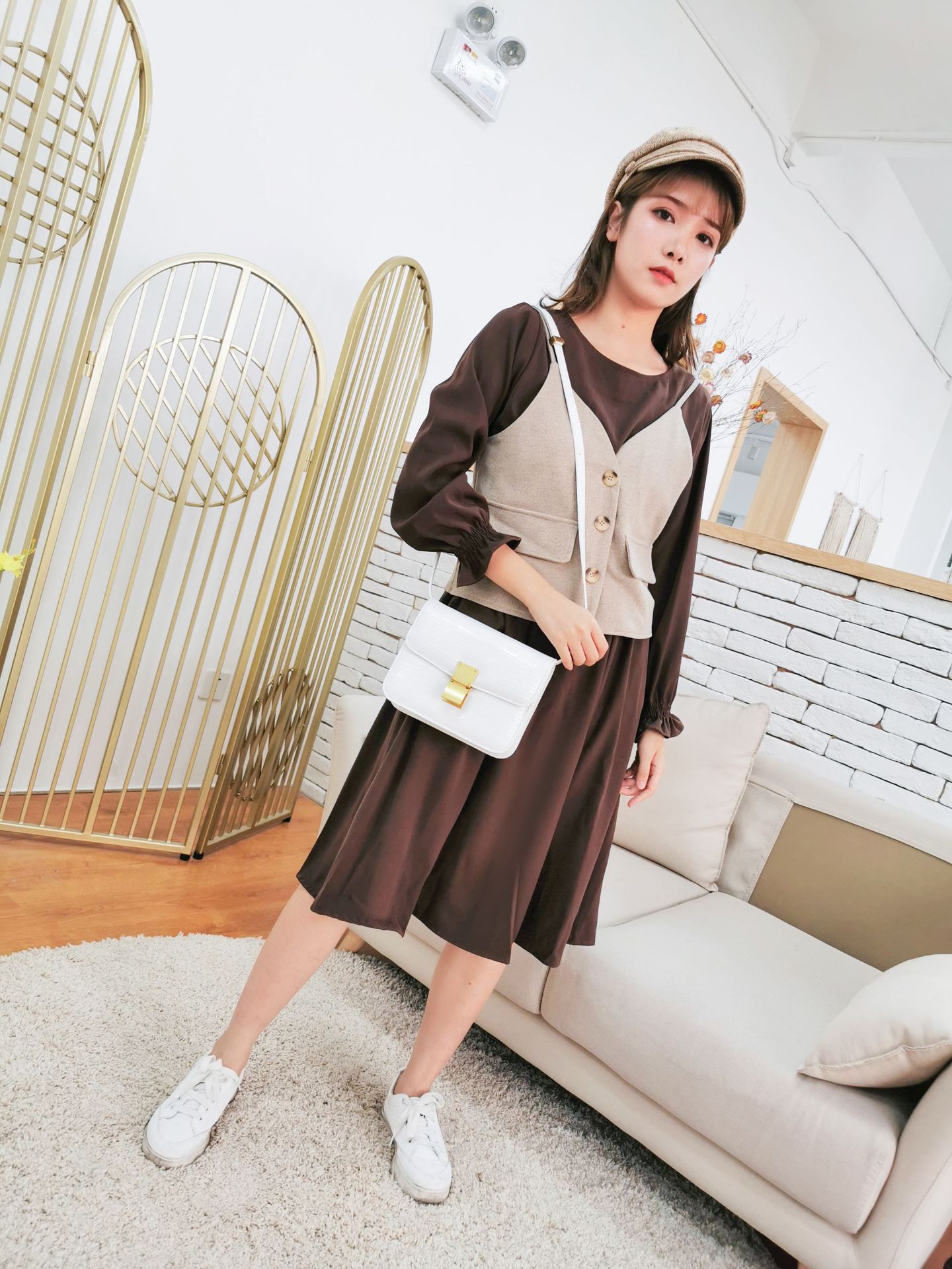New women's bag retro fashion tofu bag