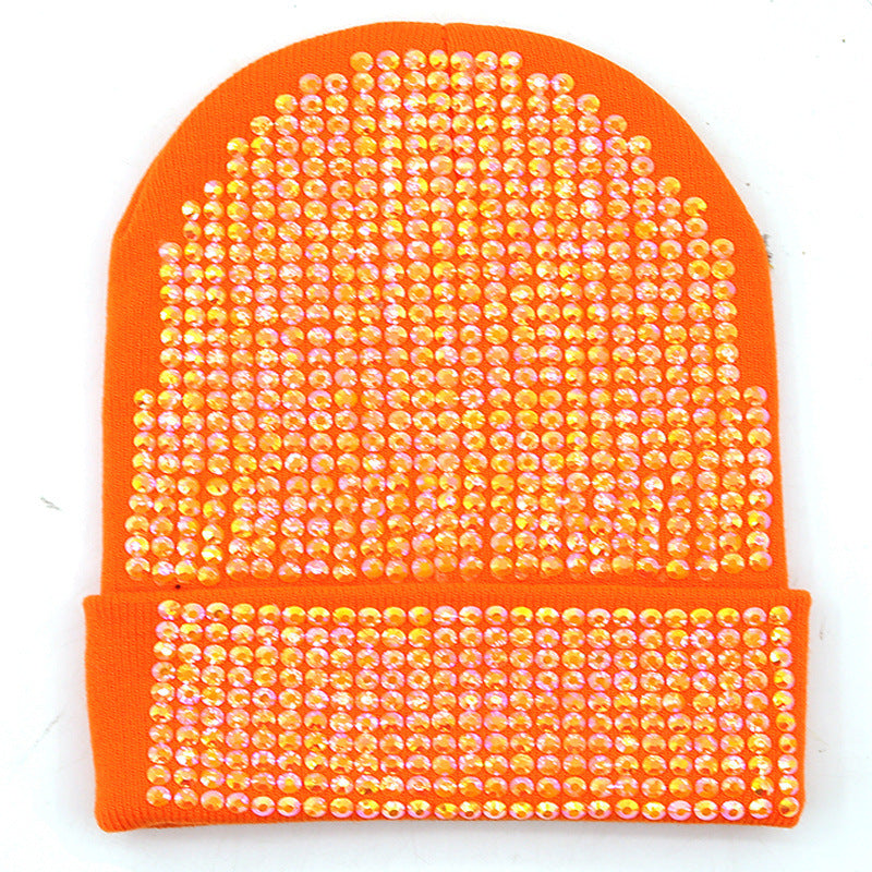 New Diamond Solid Color Handmade Wool Hat