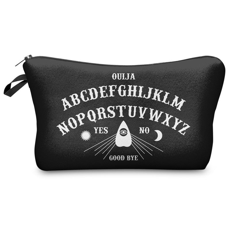 Storage Toilet Bag 3D Digital Printing Lipstick Cartoon Fashion Cosmetic Bag