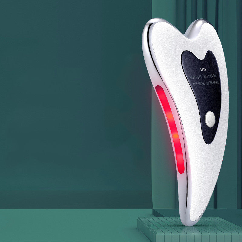 Elektrisk USB Genopladelig Ansigts-Skrabe- og Krops-Guasha-Massager Rynkefjerner-bræt Skrabeværktøj Kropsmassage