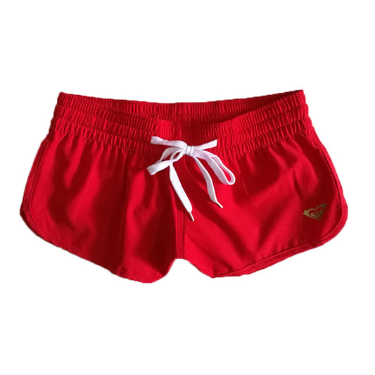 Summer Wine Red Solid Color Ladies Beach Pants