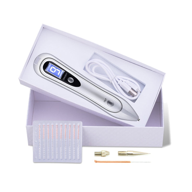 Household 9-position belt screen beauty equipment small white spot to remove spot pen
