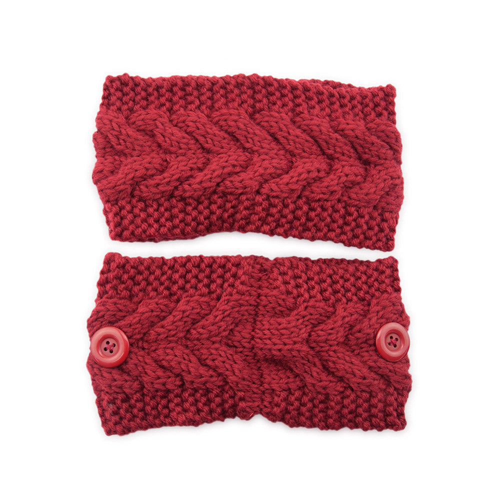 Knitted twist headband