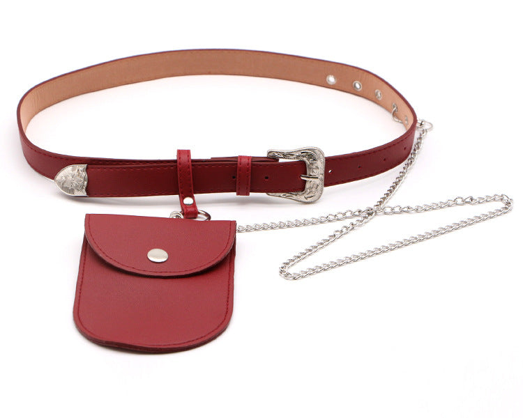 Vintage carved lady leash