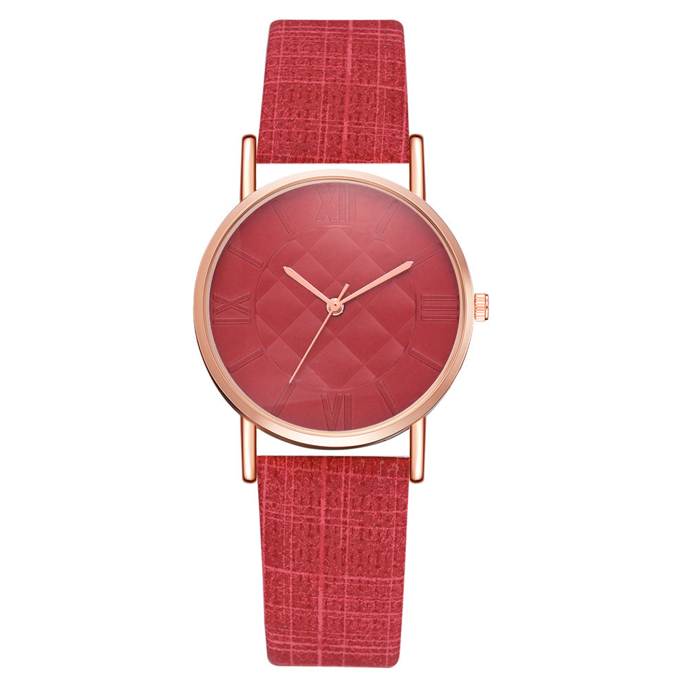 Lovers Pu with quartz watch