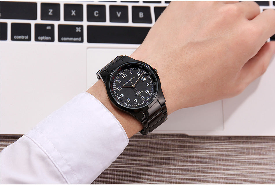 Men's Waterproof Calendar Quartz Watch