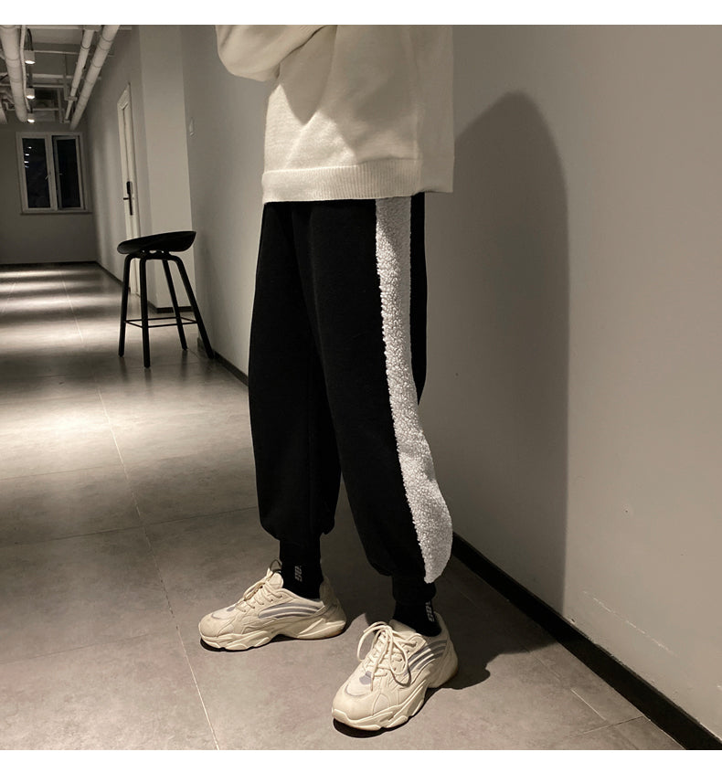 Cashmere straight student casual pants
