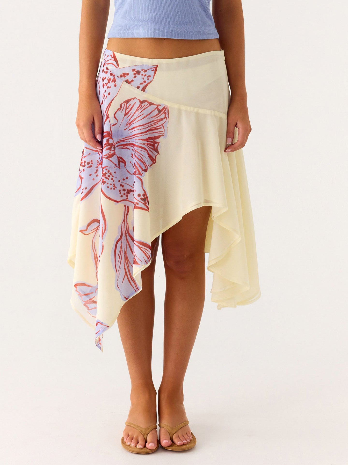 Resort-style European And American Half Skirt New High-waisted Design