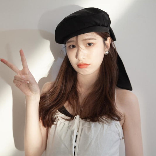 Retro Spring And Summer All-match Bow Beret