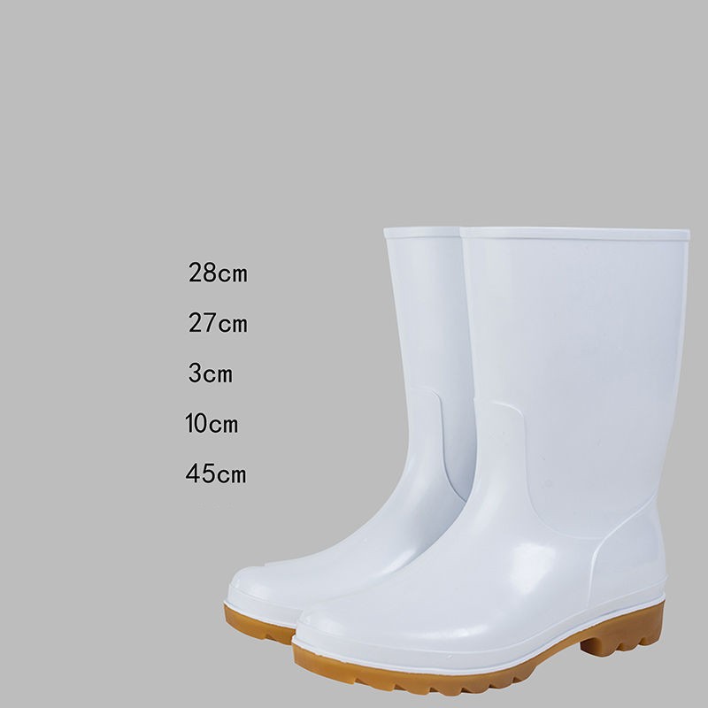 Labor Protection High And Low Drum Water Shoes Are Anti-skid And Wear-resistant