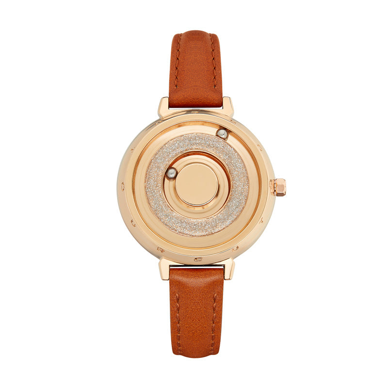 Women's Watch Fashion Magnetic Roller Belt