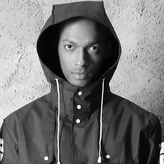 Long full body fashion transparent tactical riding raincoat