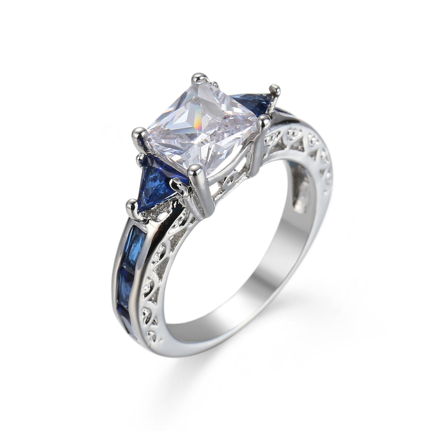 Dame Zircon Smykkering