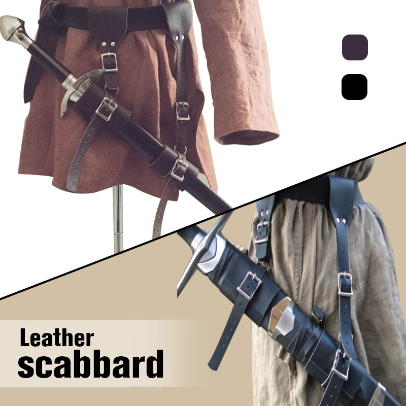 European Medieval Renaissance Warrior PU Leather Sword Set Drama Interpretation