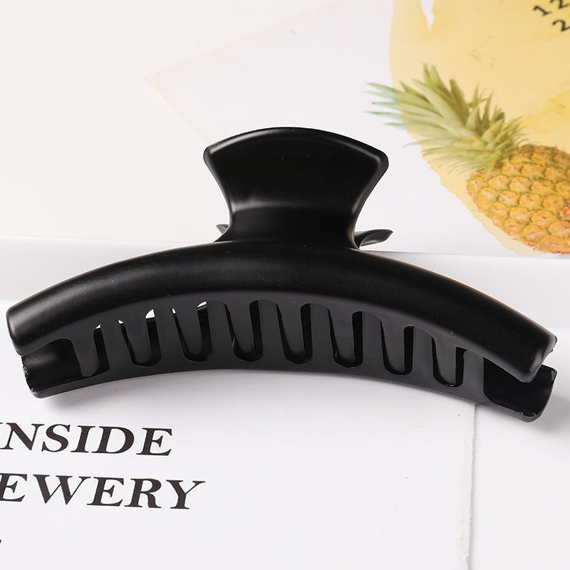 Geometric matte top clip back head catch clip