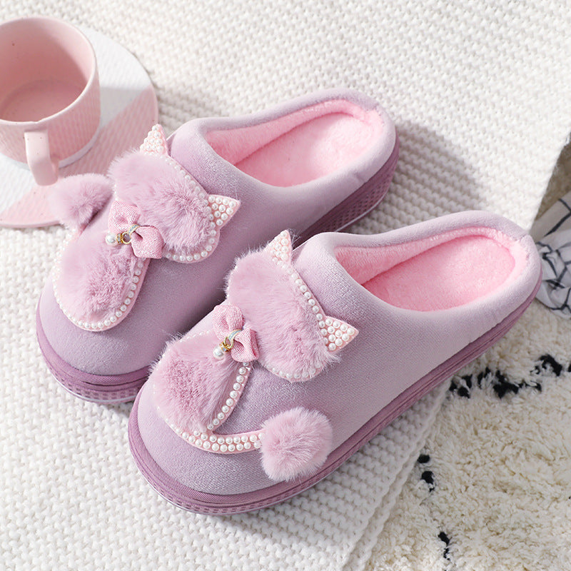 Cute cartoon cat non-slip slippers