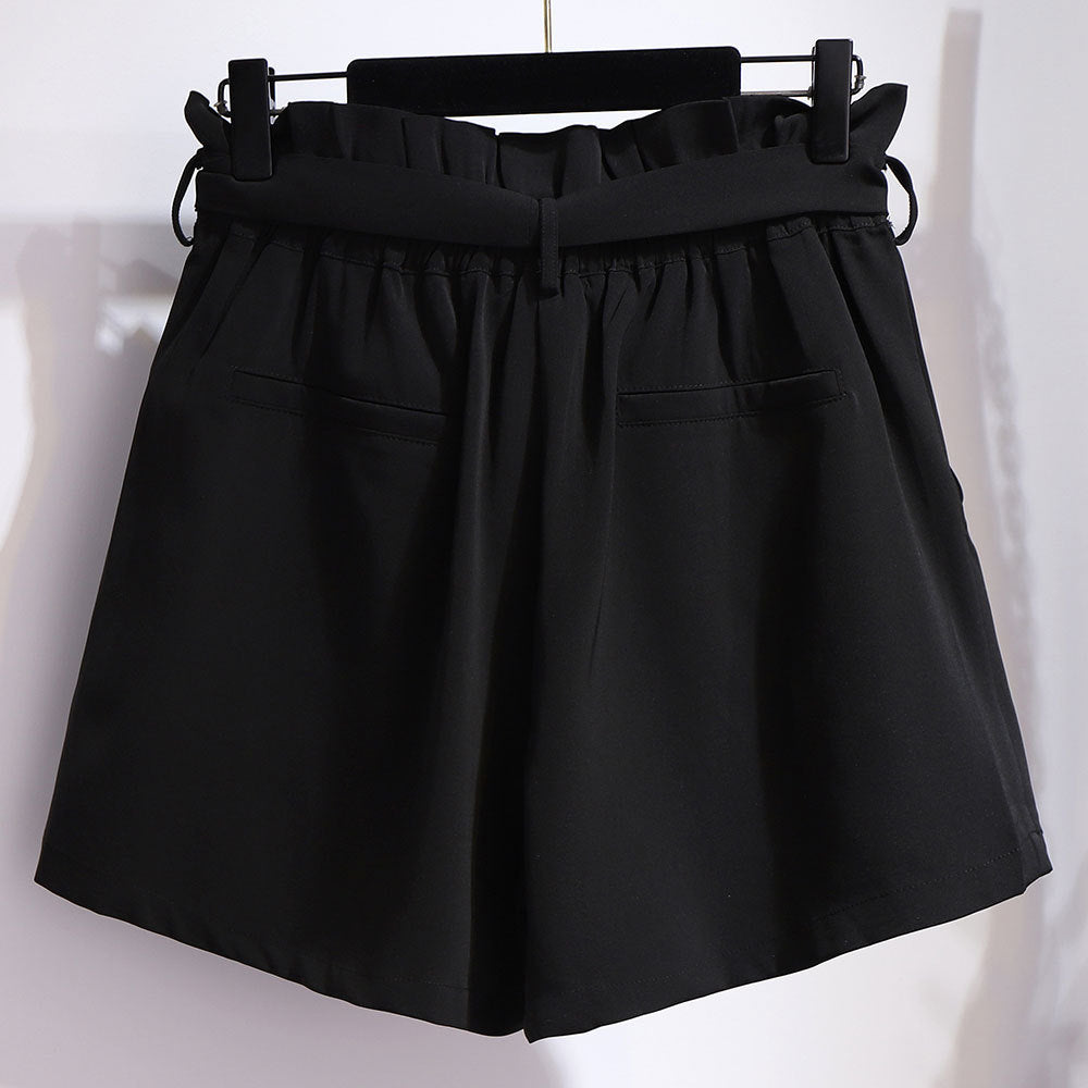 Sommer knop-shorts løse