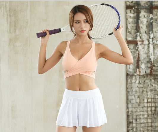 Summer yoga clothing fake two-piece hakama