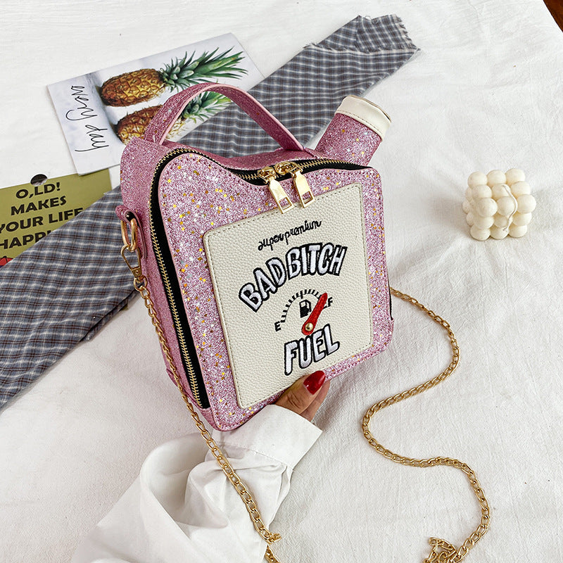 Chain crossbody bag