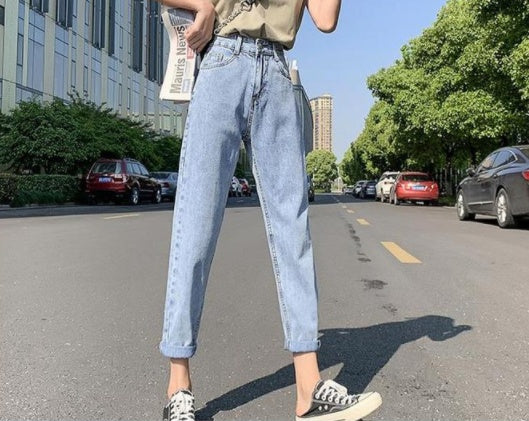 Korean version of the autumn casual harem pants
