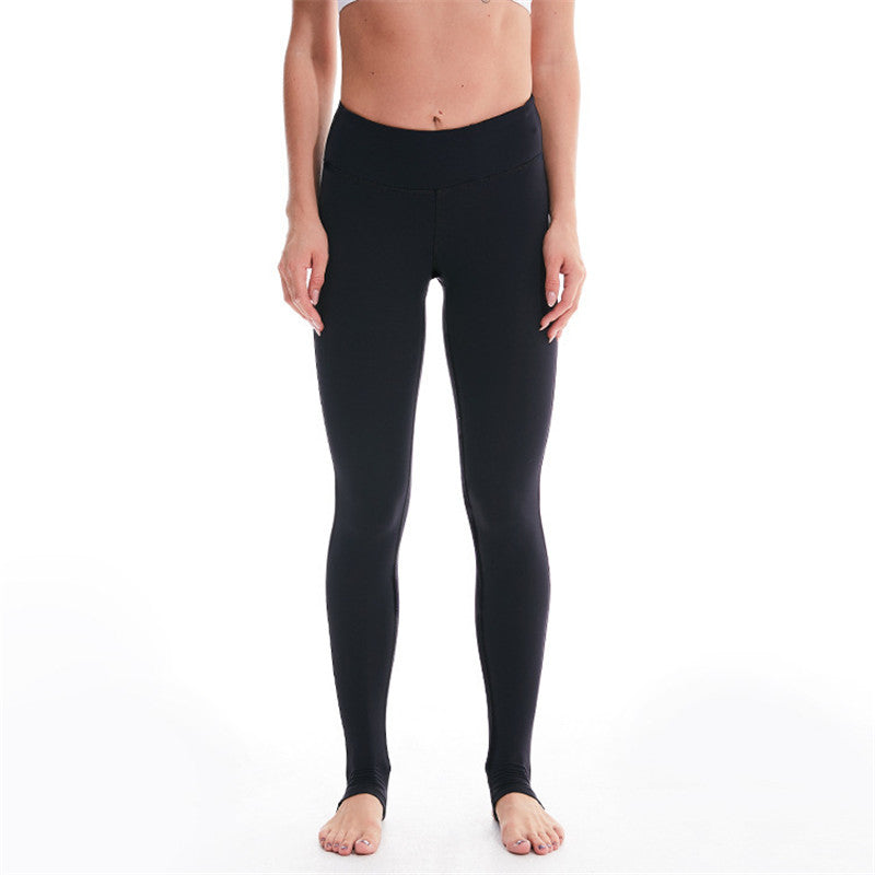 Nylon high-elastic yoga step pants