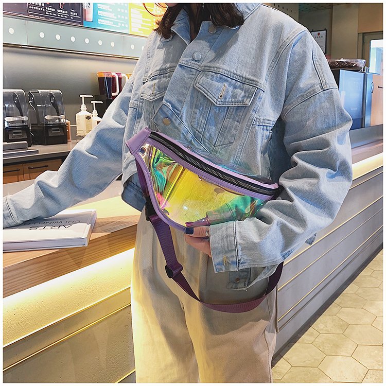 Laser shoulder messenger bag