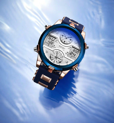 Dual movement quartz watch