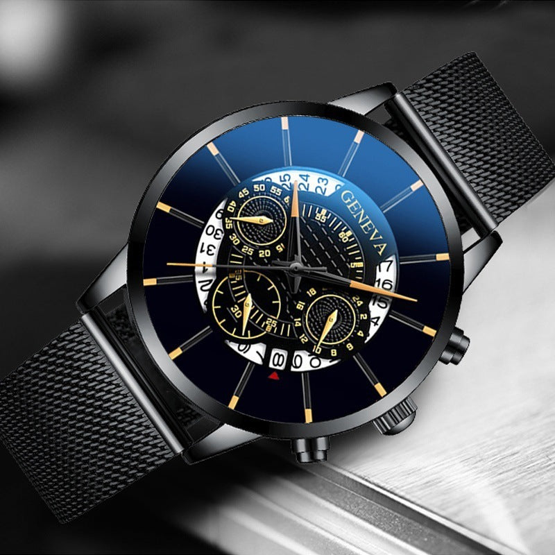 Three Eyes Men's Watch with Calendar